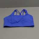 RUNNING GIRL Sports Bra for Women High Support,Molded Cup Strappy Running High Impact Sports Bras for Women (Small, Blue)