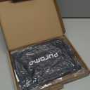 Puroma Bike Cover for 1 Bike, 190T Outdoor Waterproof Bicycle Covers Rain Sun UV Dust Wind Proof with Lock Hole for Mountain Road Electric Bike (Basic Black)