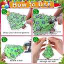 Gueevin 102 Pcs Magic Foam Texture Painting Kit Gifts 36 Pcs 3D Foam Texture Paper Puffy Paint 24 Colors Markers 6 Water Brush 36 Bead Chains for Drawing Holiday DIY Craft Party Supplies(Assorted)