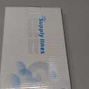 Homevacious 40-Inch Long Bathroom Kitchen Faucet Connector Braided Supply Hose 3/8-Inch Female Compression Stainless Steel Sink Faucet Connection Thread x M10 Male Connector x 2 Pcs (1 Pair)