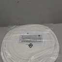 Linen Hanging Lamp Shades Round Can replace paper lantern,24 INCH & 20 IN, 24"+20" 2pcs