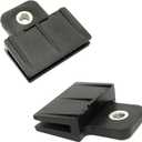 Shakas Window Door Glass Channel Clip, Solid Structure Glass Lifter Bracket Slot Fixing Clip, Quick Installation Repair Replacement Accessories, Universal for Most Cars (Black)