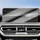 Screen Protector for 2022-2024 BMW X3/sDrive30i 12.3 Inch HD for 2022-2025 BMW X4/M40i/X4M Interior Navigation Touch Screen Protective Film Accessories Tempered Glass [No Glare & Fingerprint]