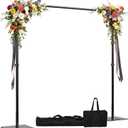 10x10ft Upgrade Pipe and Drape Backdrop Stand Kit Heavy Duty Backdrop Stand Adjustable Photo Background with Metal Base for Parties Wedding Video Studio Birthday Background Stand