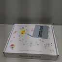 Teaching Clock,Telling Time Teaching Clock,12 Inch Silent Non Ticking Wood Wall Clock Decor for Bedroom School Classroom