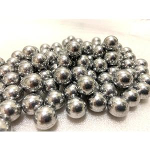 100 X 43 Cal Aluminum Balls for Self Defense and Target Practice, Solid Hard .43 Caliber Projectiles Fit for T4E Walther PPQ/ TPM1 and Glock17/G17 (Silver)