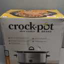 Crock-Pot 7 Quart Oval Manual Slow Cooker, Stainless Steel (SCV700-S-BR), Versatile Cookware for Large Families or Entertaining