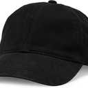 Amazon Essentials Women's Washed Cotton Canvas Baseball Cap with Adjustable Strap