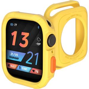 3 x Apple Watch Case 40/41mm Cover Environmental Soft Flexible TPU Anti-Scratch Lightweight Protective Iwatch Case Compatible with Apple Watch Series 9/8/7/6/SE/5/4 (Yellow)