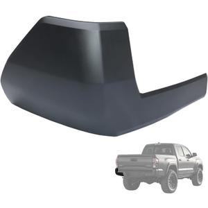 52156-AK010 Left Driver Side Rear Bumper End Cap w/o Sensor Hole For 2024-2025 Toyota Tacoma, Rear Bumper Corner Cover