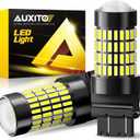 AUXITO 3157 LED Bulbs Reverse Lights, Super Bright 3056 3156 3057 4157 LED Bulbs with Projector for Reverse Back Up Lights Tail Brake Signal Parking License Plate Lights, 6000K White