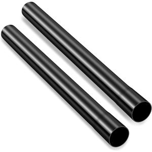 Honoson 2 Pcs 1.25 Inch Vacuum Extension Wand 32mm Black Vacuum Attachments Wand Cleaner Replacement Extension Tubes Accessories and Attachment Replacement Cleaner Pipe Tubes Extend to 14.6 Inch Long