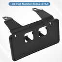 Replacement for Front Bumper License Plate Frame Bracket 2020-2022 Ford F250 F350 Super Duty LC3Z-17A385-AB