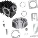 Piston Rings Cylinder Gasket Top End Kit Replacement for Suzuki 50 Lt-A50 LT-50 2002 2003 2004 2005