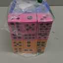 Foam Dice Set - Bulk Pack of 36, 1.5 Inch Large Assorted Colorful Foam Dice Cubes with Number Dots, Use for Kids, Classrooms, Math Games, Building Toys, Party Supplies by Bedwina