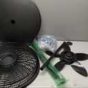 Lasko Pedestal Fan, Oscillating Fan for Bedroom with Adjustable Height and 3 Cooling Speeds, Portable, 18", Black, 1827