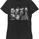 Disney Characters Bro Time Girl's Solid Crew Tee, S