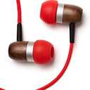 Symphonized Premium Wooden Earphones Wired (3.5mm Jack) Deep Bass Sound, 3D Sound, Microphone Volume Control, 90% Noise Cancelling for Type C Devices. Earphones for Android