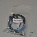 CableCreation Internal HD Mini SAS (SFF-8643 Host) - 4X SATA (Target) Angle Cable, SFF-8643 for Controller, 4 Sata Connect to Hard Drive, 0.5M / 1.6FT (Black Right Angle)