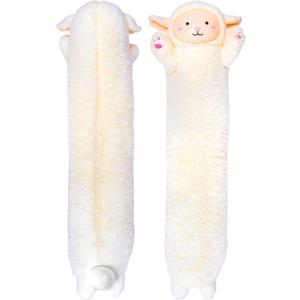 Cuddle Paws Lamb Plush Body Pillow for Kids, Hugging Toy, Small, 23 Inches