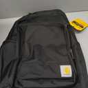 Carhartt 25L Classic Laptop Backpack, Durable Water-Resistant Pack W/ 15" Laptop Sleeve and Multiple Organizational Compartments, Black, One Size