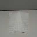 Weramics Adjustable Aquarium Fish Tank Divider Filter Bottom DIY Plastic Grid Fish Tank Isolation Board Plastic Egg Crate Tray(White, 4pcs 11.8x5.9 Inch with 0.15 Inch Hole)