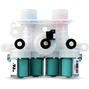 Water Inlet Valve For Whirlpool Kenmore Maytag Washers MVWB835DW0 MVWB765FW1 MVWB835DW1 MVWB765FW2 WTW7500GW2 MVWB765FW3 MVWB865GC0 MVWB765FW0 MVWB835DW3 MVWB766FW1 WTW8500DC0 WTW8500DC5 WTW7500GW0