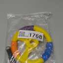 Toyvian Steering Wheel Toy: Plastic Steering Wheel for Bumper Cars, Baby Driving Toy with Screw, Simulated Driving Experience for Bumper, Racing, Rocking, Infant Car(Yellow)