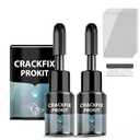 2PCS CrackFix Pro Kit Windshield Repair Kit Windshield Crack Repair Fluid Kits Chips and Cracks Car Glass Repair for Cars, Trucks, SUVs