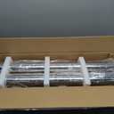 Royal Shade 8ft Stainless Steel Pole, Heavy Duty with Base Plate & Height Adjustable Mounting Clamp T - Easy Installation Sun Shade Sail Post, Canopy Pole, Fence Post - Outdoor, Garden, Backyard