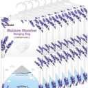 CANAGER Hanging Moisture Absorber, Lavender Vanilla Moistureproof Hanging BagDehumidifier Bag (8 packs) Hanging Closet Dehumidifier Bags, Moisture Absorb 12.5 oz (Purple)