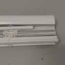 LazBlinds Cordless White 1" Room Darkening Vinyl Mini Blinds, 22.5" W X 64" H Horizontal Window Blinds for Home, Cordless Shades for Indoor Windows