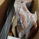 DUMOS 26 Inch Counter Height Bar Stools Set of 2, Modern Faux Leather High Barstools with Back and Metal Leg, Bar Chairs for Kitchen lsland, Elegant Brown