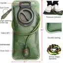 Hydration Bladder, 1.5-2-3L Water Bladder for Hiking Backpack, BPA-Free Leak Proof Water Reservoir Storage Bag, Water Pouch Hydration Pack for Camping Cycling Running