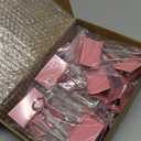 18PCS Jumbo Binder Clips 3 Inch, Pink, Binder Clips Extra Large Heavy Duty for Office Supplies