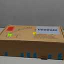 Amazon Basics Gas Spring Single Computer Monitor Arm Desk Mount, Adjustable, Holds up to 27" Monitors, Black