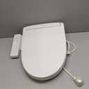 TOTO WASHLET S2 Electronic Bidet Toilet Seat with Instantaneous Water Heating, PREMIST and EWATER+ Wand Cleaning, Elongated, Cotton White - SW3346#01