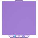 BIQU CryoGrip Pro Glacier Build Plate for Bambu-Lab X2D P2S P1S P1P X1C X1E A1 3D Printers, Double-Sided Fine Textured Spring Steel Sheet, Firm Adhesion, 257x257mm, Purple