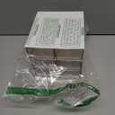 Desk Organizer with 5 Drawers, Rectangular Office Stationery Supplies Desktop Drawers, Plastic Makeup Storage, Suitable for Office, School, Home (White & 5 Drawers)