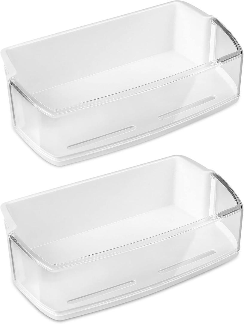 AAP73631502 Refrigerator Door Shelf Basket Bin (Top Right) Compatible with lg/kenmore Refrigerator Door Shelf Parts,Replacement for EAD61445219, 2443758, AP4563994, PS2581944 (2 Pack)