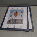 2 x 11x14 Picture Frame with 8x10 Mat Navy Blue, Display 8x10 with Mat or 11x14 Without Mat, Wood 11 by 14 Photo Frame, 11 x 14 Frame for Wall Hanging Display, Navy Blue