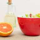 bzyoo Set of 6 Large Bowls, 5.5-Inch 30.4 OZ ColorPop Melamine Bowls, Unbreakable Pasta, Soup, Cereal, Salad Bowls, for Quick and Easy Meals, Side Dishes and Parties - Bright