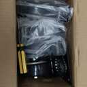 Caster Wheels, 4 Inch Heavy Duty Casters, 2400lbs Capacity (Set of 4) - Industrial Swivel Wheels with Dual-Locking Brakes, Silent & Non-Marking for Workbenches, Carts, Furniture