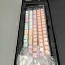 YUNZII AL71 75% Mechanical Keyboard, Full Aluminum CNC, Hot Swappable Gasket, 2.4GHz Wireless BT5.0/ USB-C Wired, NKRO Programmable RGB Backlight Creamy Typing for Win/ Mac(Pink, Crystal White Switch)