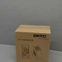 Aluminum Mini ITX Case with PCIe 3.0 Riser, JOYJOM Mini PC Case, SFF Small Form Factor PC Case, TX Computer Gaming Case Supports GPU Graphics Card (Black)