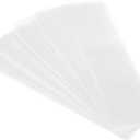 PATIKIL 140x35mm PVC Perforated Shrink Bands, 500Pcs Heat Shrink Wrap for Bottles, Jars, Cans and Tins Fits Cap Diameter 3.39 to 3.46", Clear