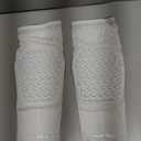 COOLOMG Basketball Knee Pads Youth Kids Adult Football Protective Padded Knee Compression Sleeves White M