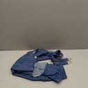 Italian Greyhound Overalls Denim Jumpsuit Blue Pet Jeans Onesies Apparel Puppy Costumes for Dogs ,L