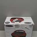 Jensen CD475R Portable Sport Stereo Boombox CD Player with AM/FM Radio and Aux Linein & Headphone Jack (Red)