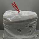 CTSNSLH 5 Pack Closet Organizers Storage Box, Closet Storage Stackable Storage Bins, Plastic Drawer Basket for Wardrobe Cupboard Kitchen Bathroom Office, White